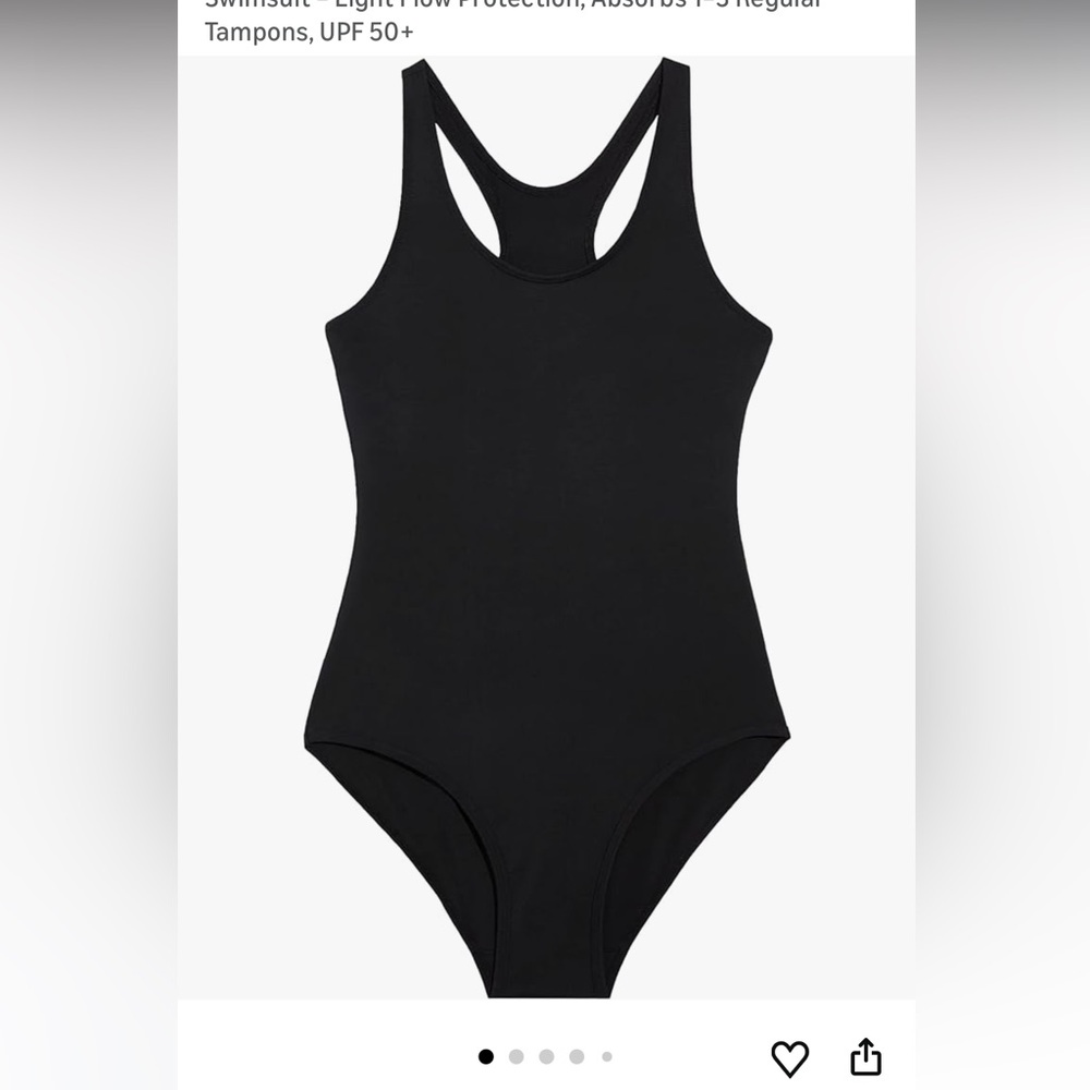 Kt. Teen period proof  One Piece Swimsuit large